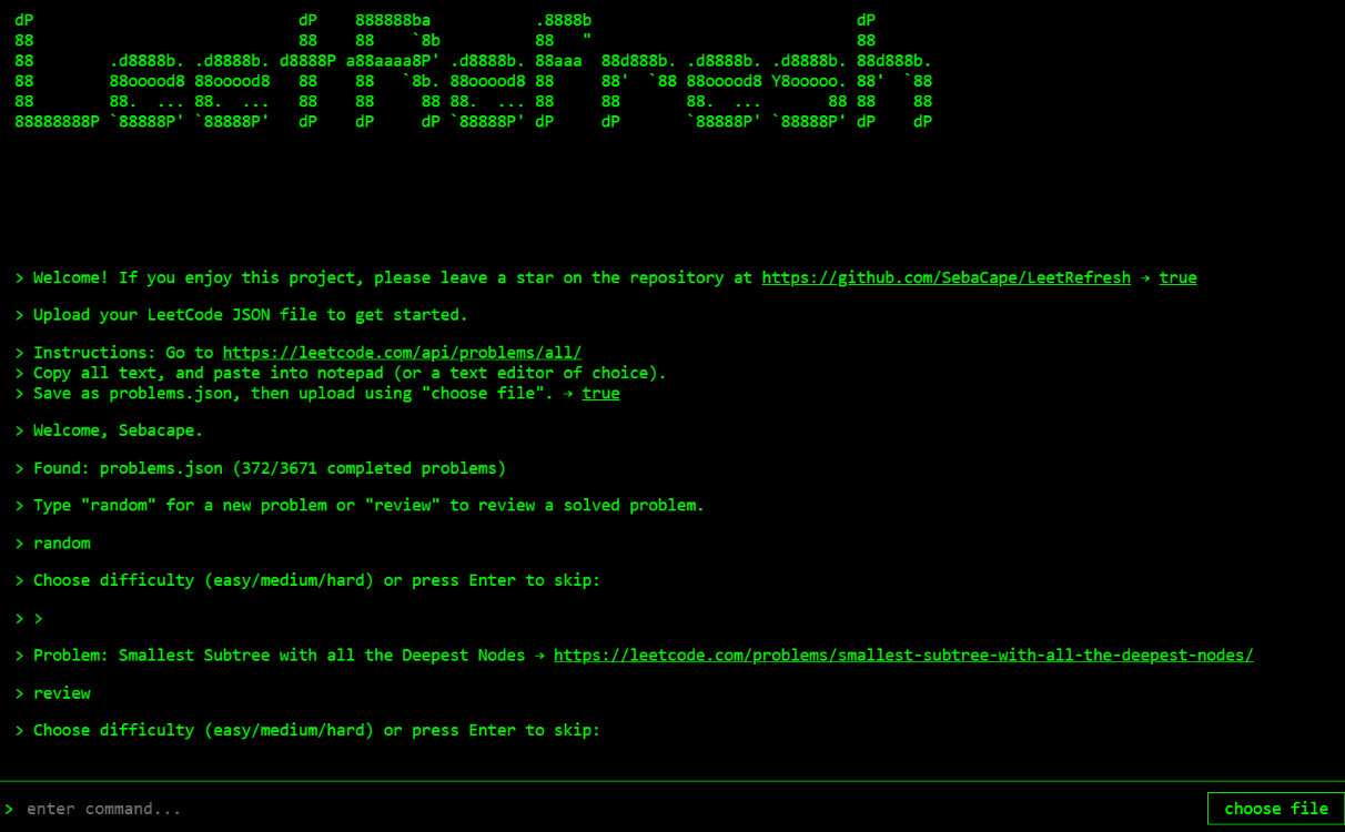 LeetRefresh